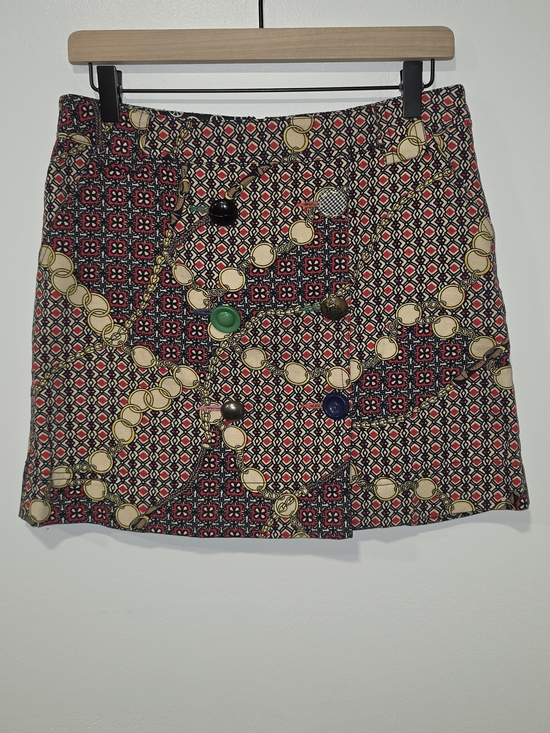 ivy jane Dresses & Skirts - Ivy Jane 100% Cotton Boho Geometric Patterned Multicolor Mini Skirt  Size 4